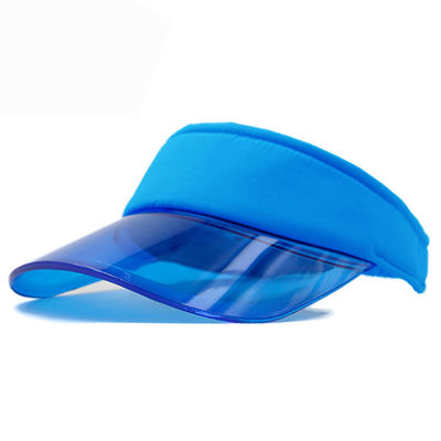 کلاه های آفتابی شفاف قابل تنظیم 56cm 58cm رنگ فلورسنت