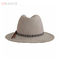 کلاه های فدورا گاوچران OEM کلاه های نرم 100٪ پشم پشم پشم سفارشی