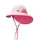 کلاه ضد آفتاب 100٪ پنبه ای UPF در فضای باز 58 سانتی متر کلاه آفتابی کودک
