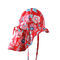 کلاه سطل بچه گانه یونیسکس محافظ آفتاب 45 سانتیمتر رنگ شده با محیط زیست