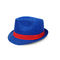 لوگوی Unisex Fedora Panama Trilby کلاه آبی قابل تنظیم 56 سانتی متر
