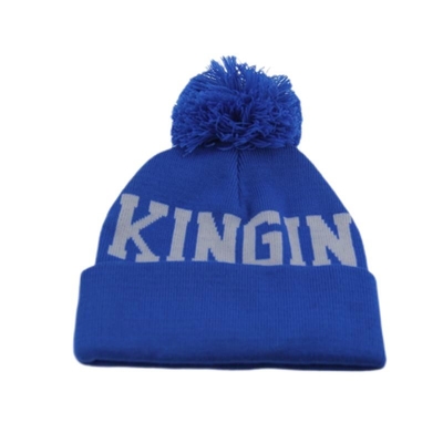 OEM ODM زنانه کلاه های Beanie کلاه زمستانی Pom Pom On Top