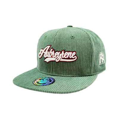 یک جنس ساخته شده 6 پانل کلاه Snapback کلاه Corduroy Flat Peak Mid Profile Snapback