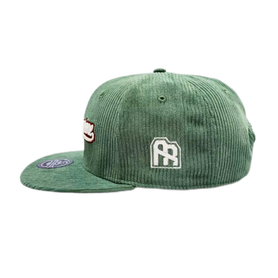 یک جنس ساخته شده 6 پانل کلاه Snapback کلاه Corduroy Flat Peak Mid Profile Snapback