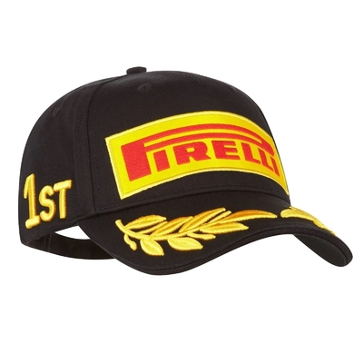 پنبه ساخته شده Pirelli Podium Cap پوشاک سر 6 پانل پوشاک کم پروفایل