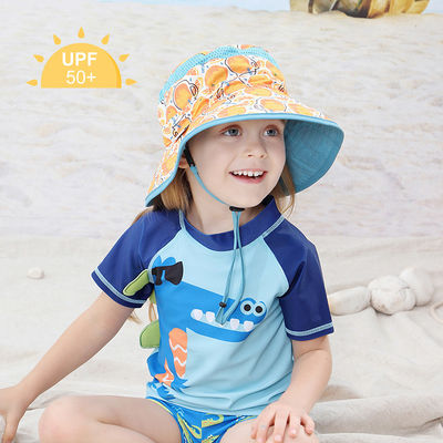 Upf 30+ کلاه کودک سطحی حفاظتی ضد آفتاب دوستدار رنگ آمیزی محیط زیست