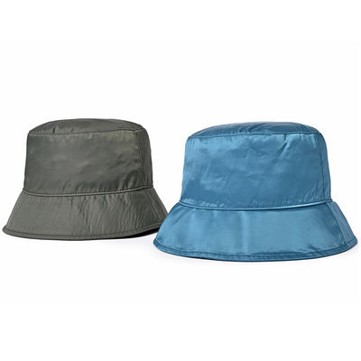 کلاه سطل ماهیگیری در فضای باز پارچه ای برگشت پذیر 6 سانتیمتر لبه UPF50+ کلاه های پیاده روی
