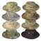 لوگوی گلدوزی مسطح OEM Cotton 6 Color Desert Camo Boonie Hat Flat