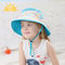 کلاه سطل حفاظتی تابستانی اشعه ماوراء بنفش گرد 100٪ پلی استر 46 سانتی متر برای نوزادان