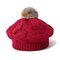 زنان زمستانی بافتنی Beanie کلاه 56cm Pom Pom Fur Beanie BIO پنبه شسته شده