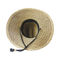 ODM Surf Beach Straw Sun Hats چمن طبیعی توخالی برای زنان مرد