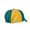 کلاه کریکت سبز پشمی 8 پنل با لوگوی سفارشی